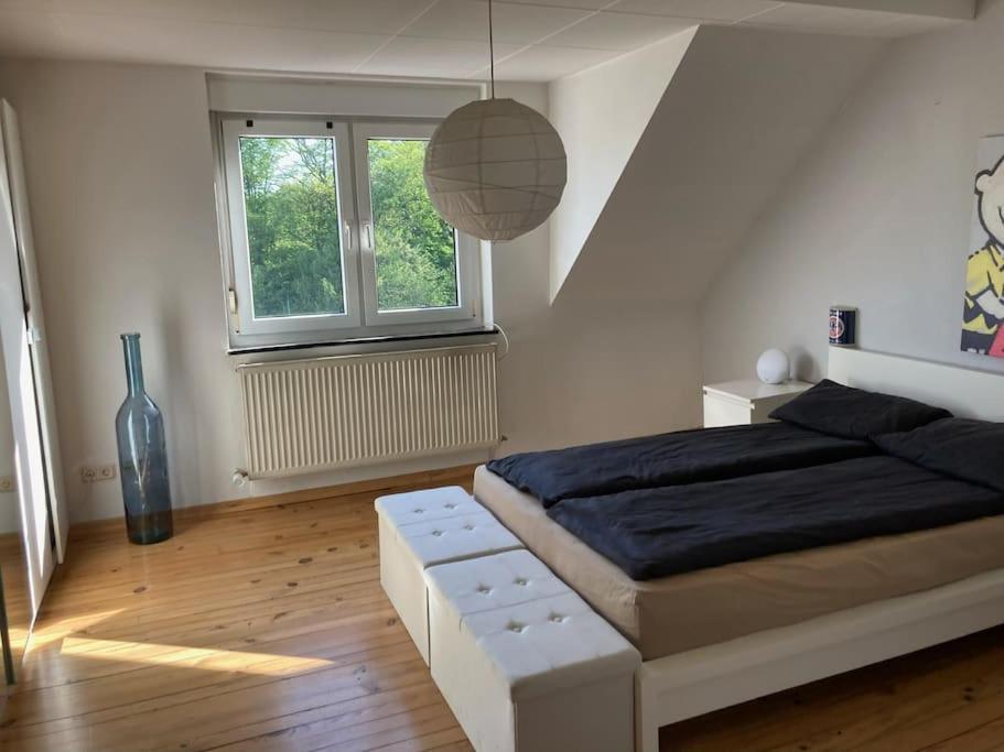 Sonnige Etagen-Wohnung, Alleinige Nutzung, Wasserbett Neunkirchen  Luaran gambar